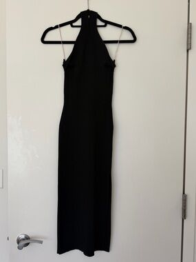 knee length dresses for ladies Wilfred Bellow Midi Dress Grey (S) – Somewear main image 1